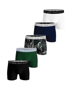 Bjorn Borg 5-Pack Boxers Green Leaf/Navy Mix