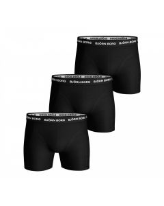 Bjorn Borg 3-Pack Boxers Solids Black