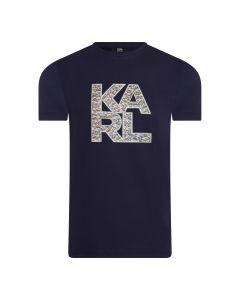Karl Lagerfeld Library Logo Shirt - Navy