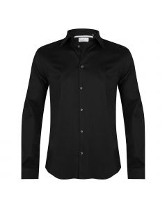 Presly & Sun Jack Stretch Overhemd Zwart