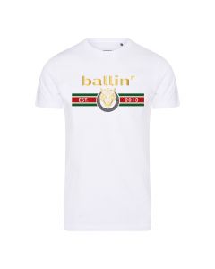 Ballin Est. 2013 Tiger Lines Shirt - White