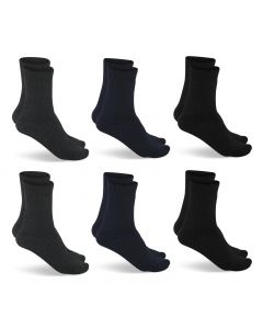 Primair Socks 6 Paar Thermo Sokken Antraciet/Navy/Zwart